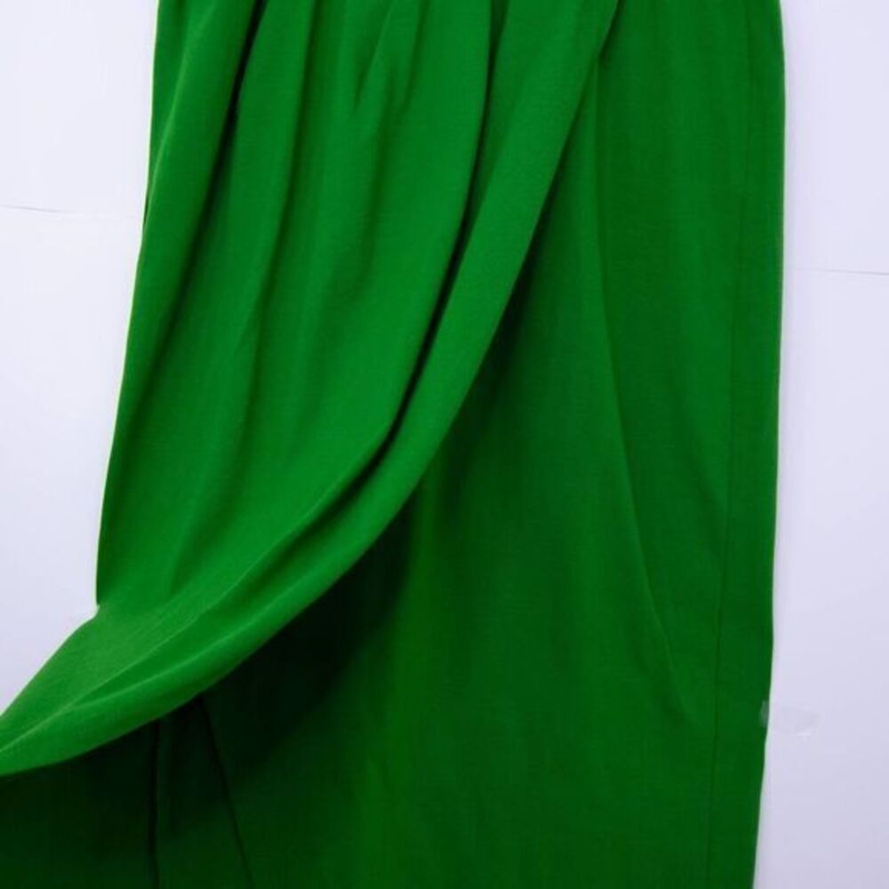 NEW Eloquii green cotton knit Wrap‎ Skirt tie waist midi Dress, 16 - Picture 6 of 16